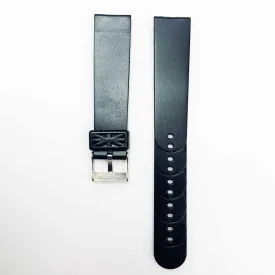 18MM PVC Plastic Watch Band Black Plain Sports for Casio Timex Seiko Citizen Iron Man Watches