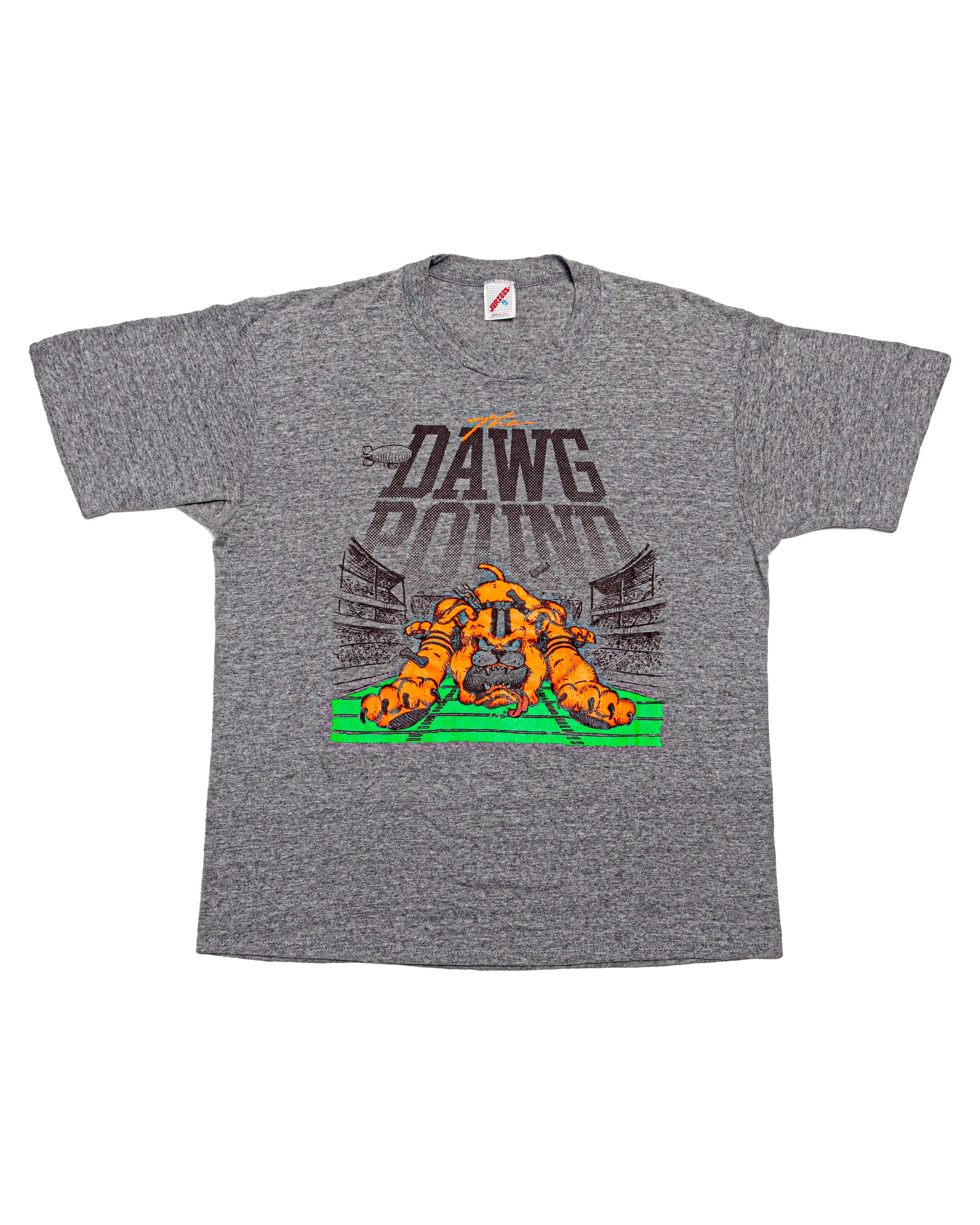 1980s Cleveland Browns The Dawg Pound Vintage Tri-Blend T-Shirt