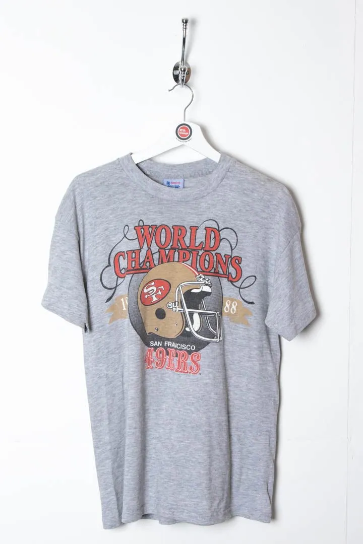 1988 San Fran 49ers World Champions Single Stitch T-Shirt (S)