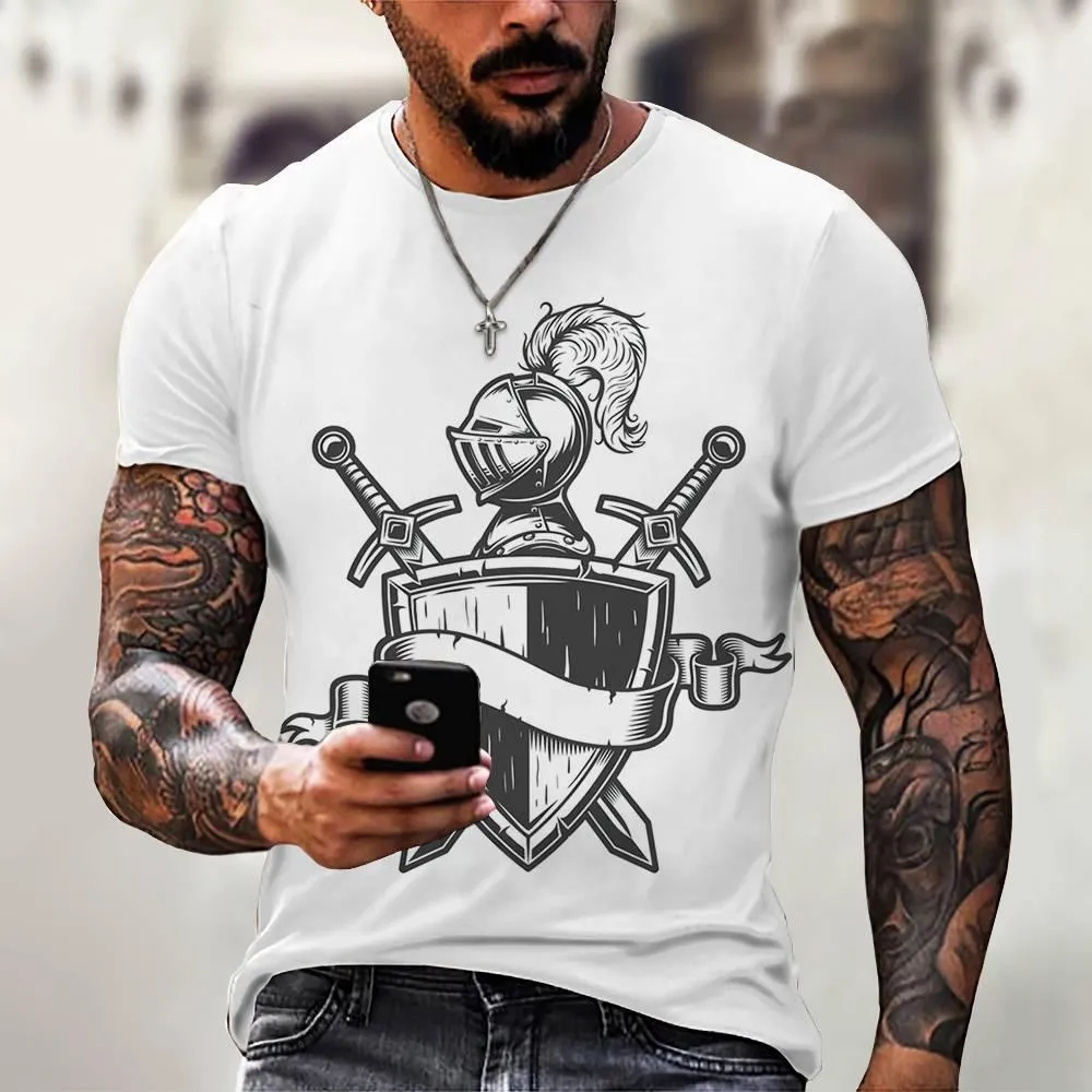 3D Digital Printing Casual Short-Sleeved T-Shirt