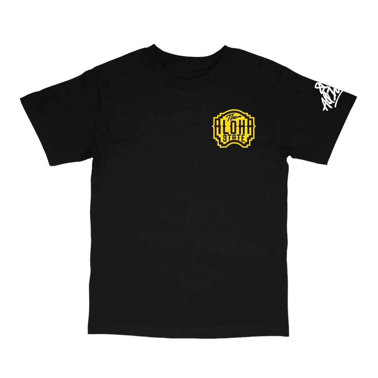 808ALLDAY Black/Yellow Aloha State T-Shirt