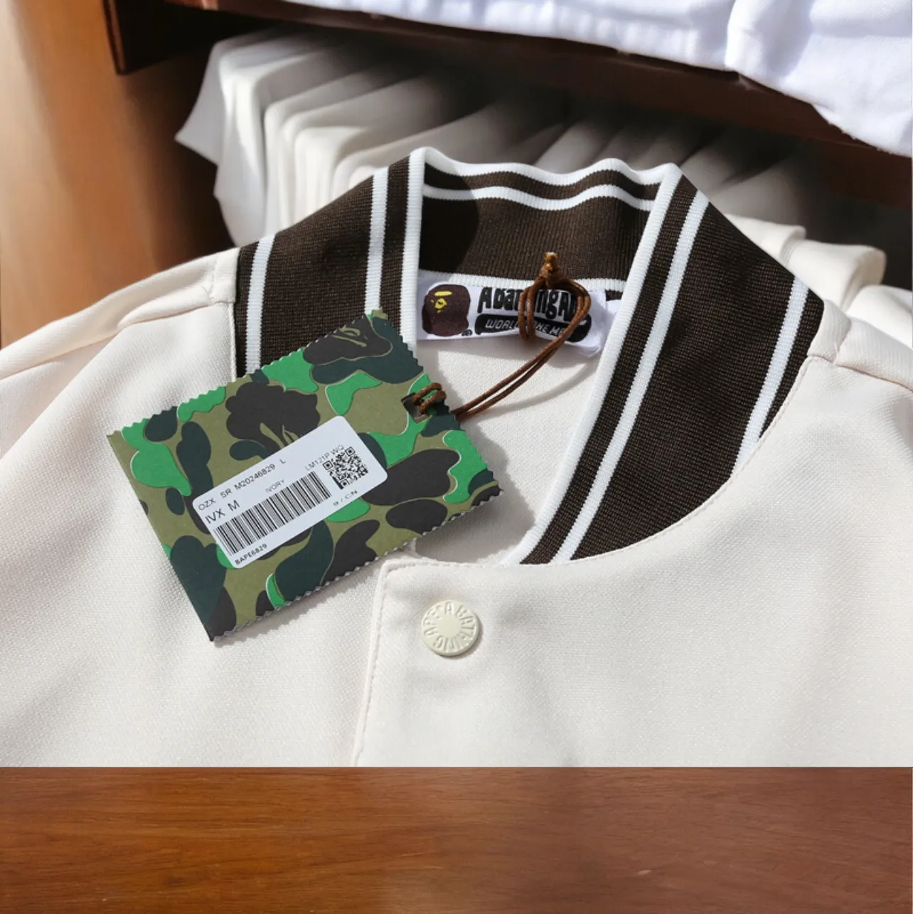 A Bathing Ape Bape Baseball Jersey