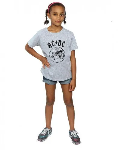 AC/DC Girls We Salute You Cannon Cotton T-Shirt