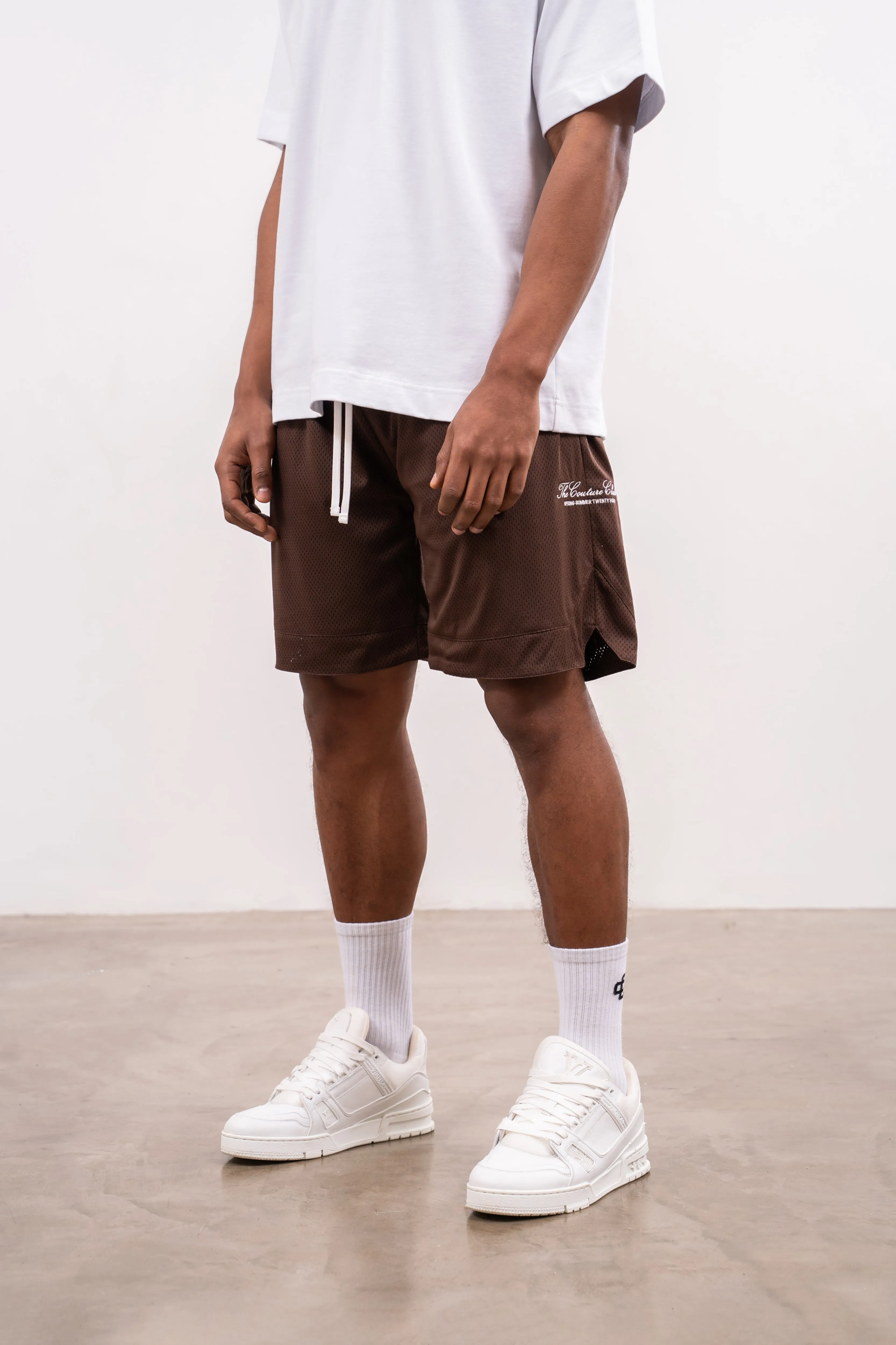 AIRTEX PANELLED SHORTS - MOCHA