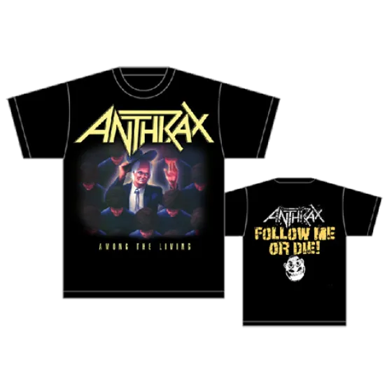 Anthrax Among the Living T-Shirt w/ Backprint