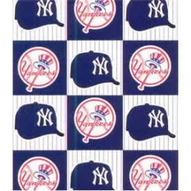 Anti-Pill New York Yankees Fleece B506 "LAST PIECE MEASURES 1 YARD 34 INCHES"