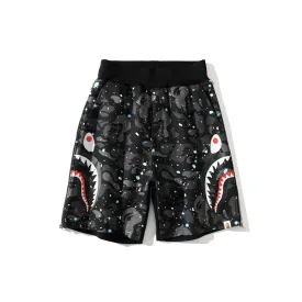 Ape Shark Shorts Casual Plus Size Sports Shorts Luminous Side With Double Zipper