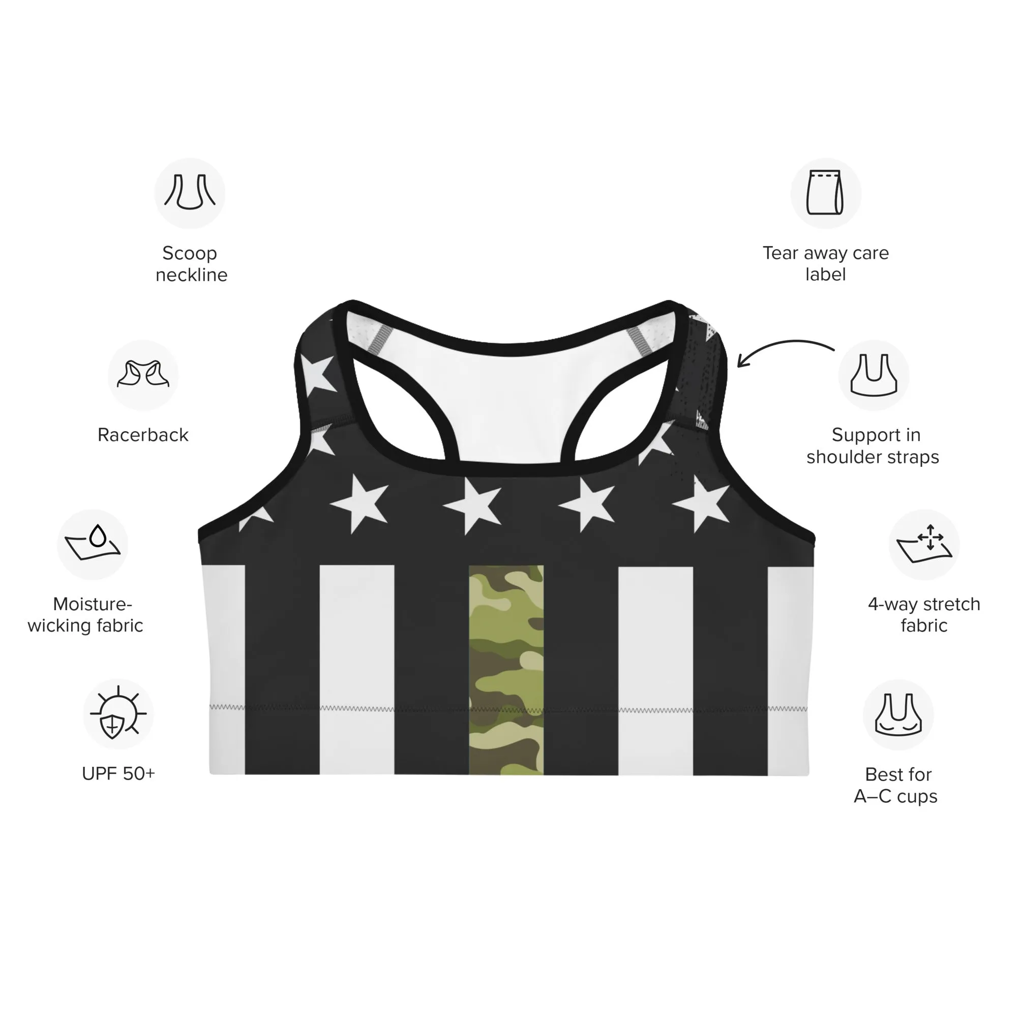 Armed Forces Sports Bra