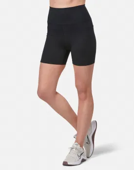 Aurora 5" Bike Short in Black