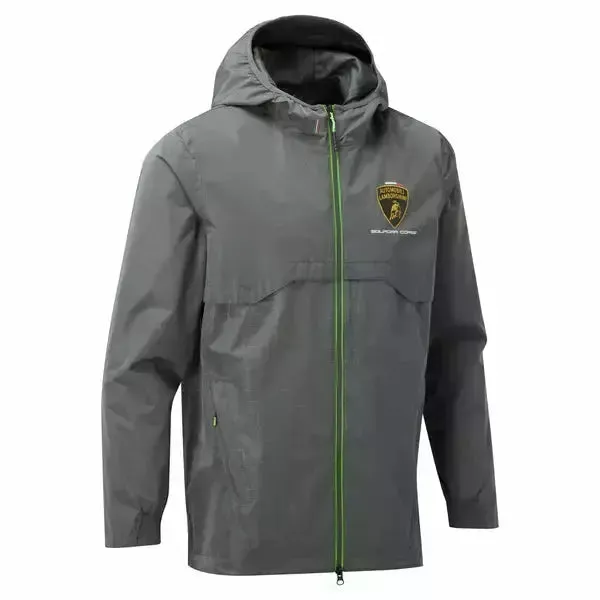 Automobili Lamborghini Squadra Corse Lightweight Travel Jacket - Gray