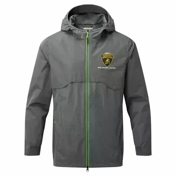 Automobili Lamborghini Squadra Corse Lightweight Travel Jacket - Gray