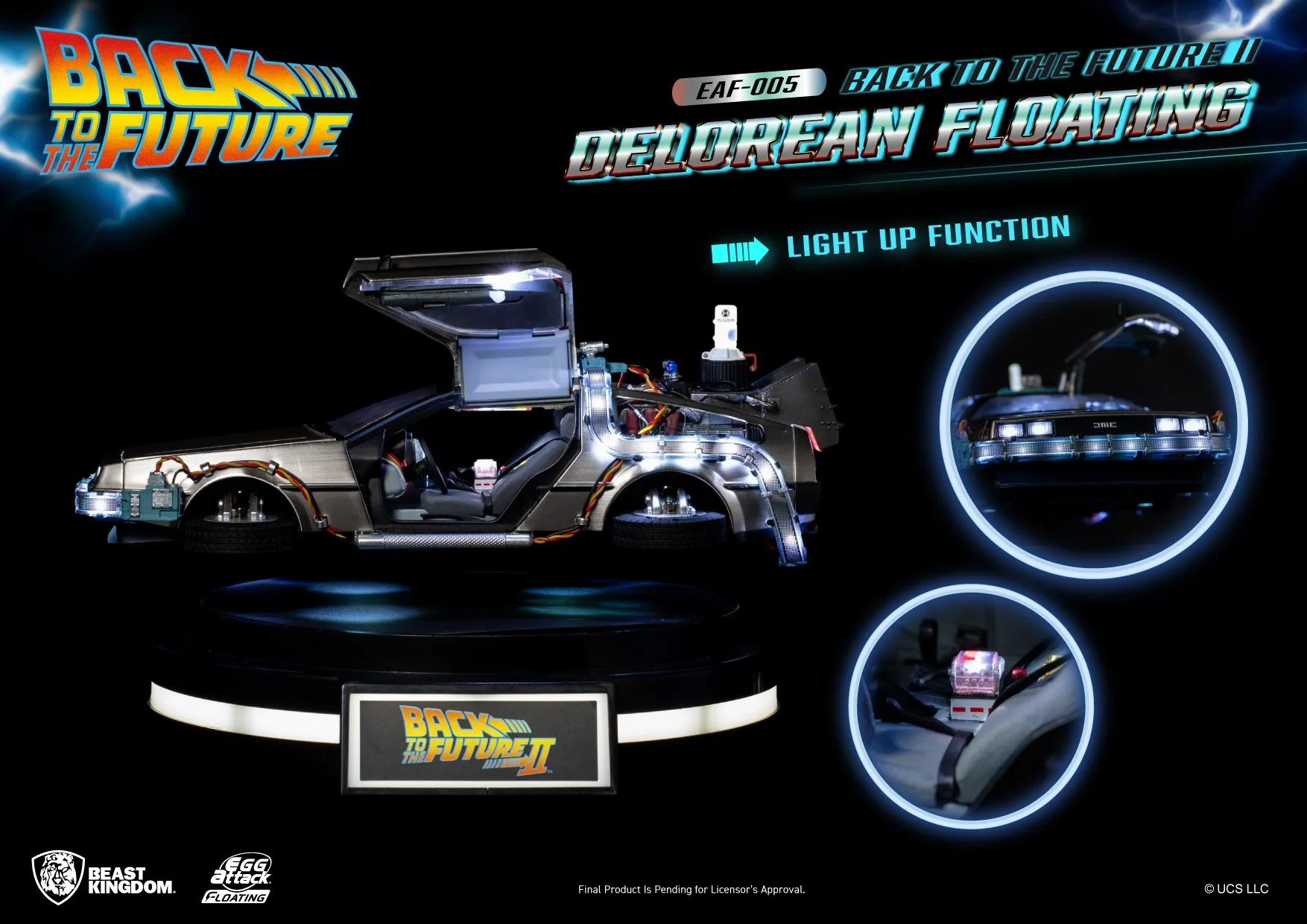 Back to the Future Part II - Egg Attack Floating - Floating DeLorean