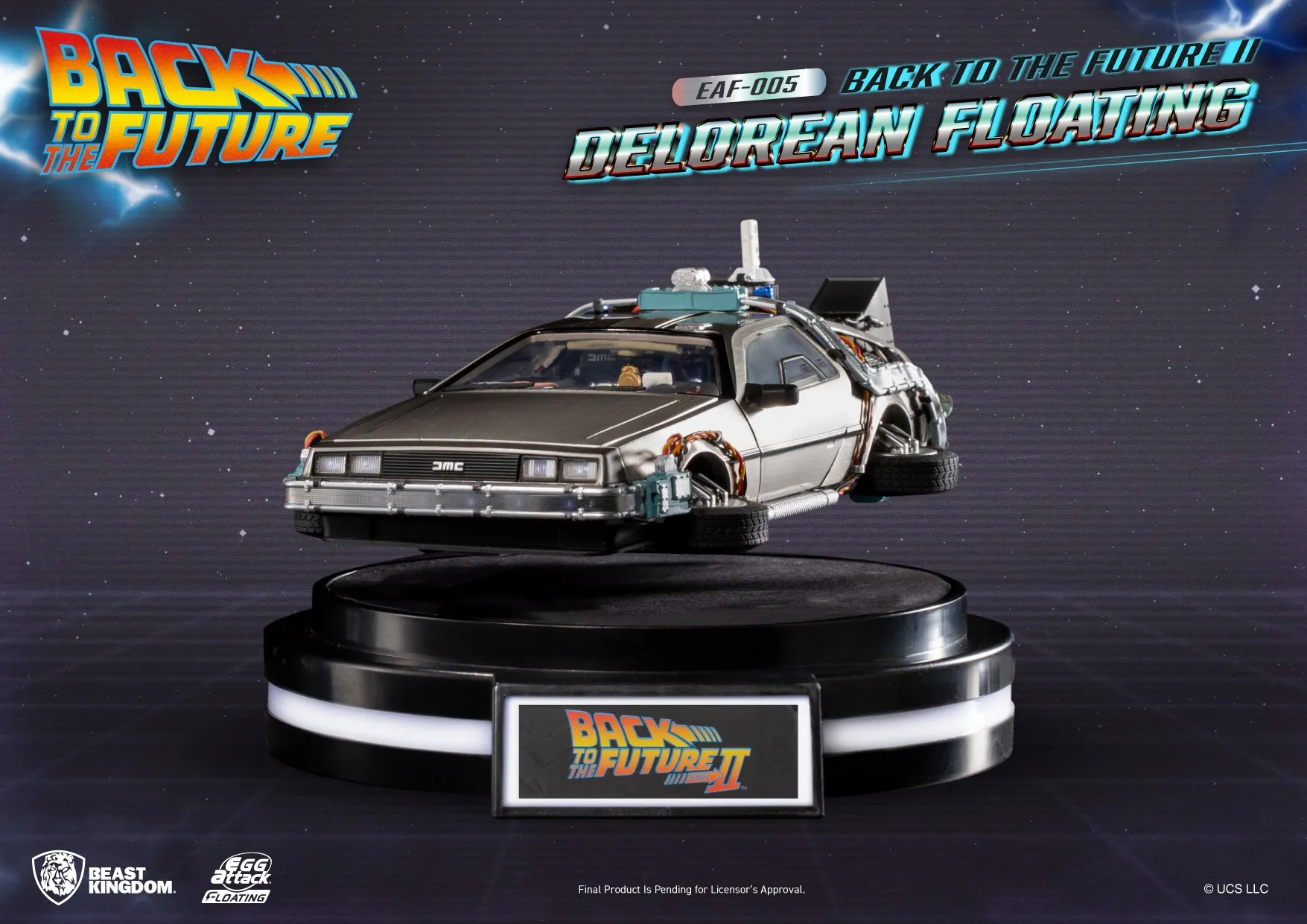 Back to the Future Part II - Egg Attack Floating - Floating DeLorean