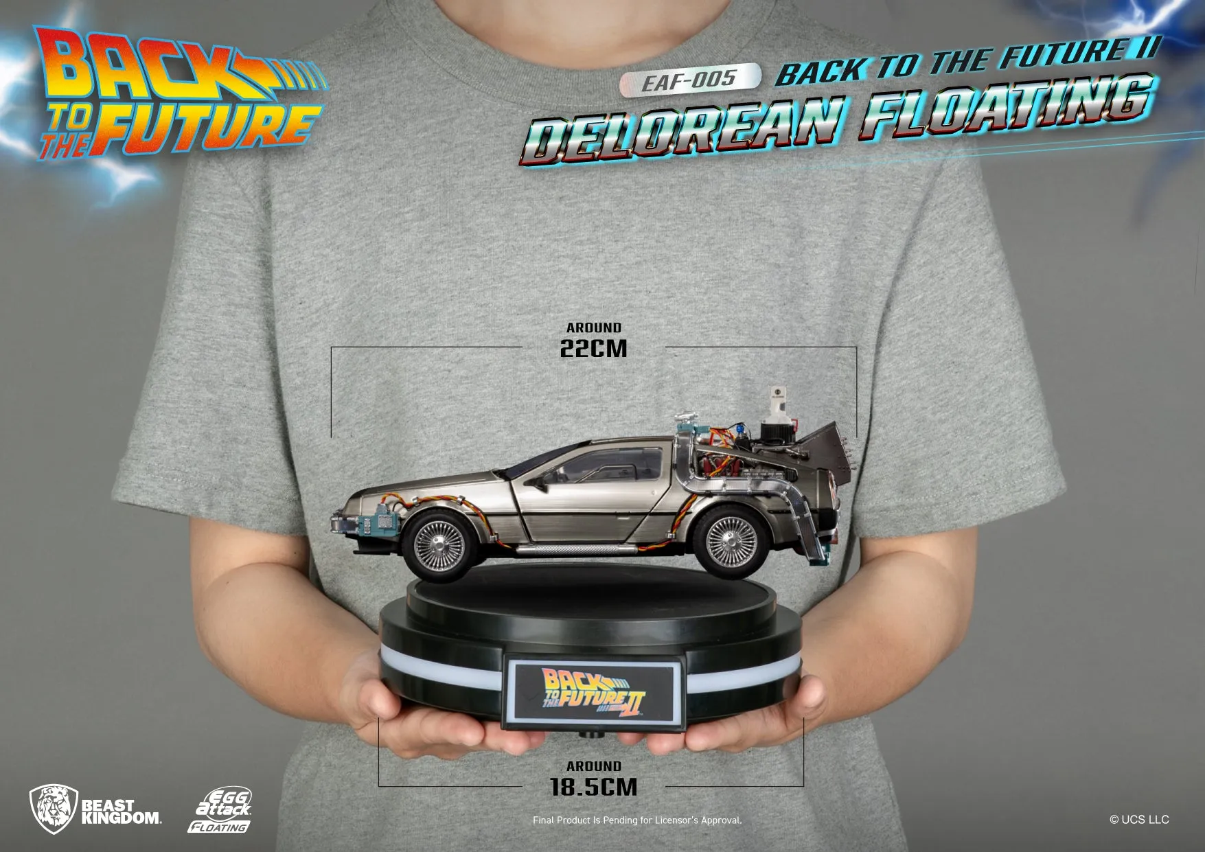 Back to the Future Part II - Egg Attack Floating - Floating DeLorean