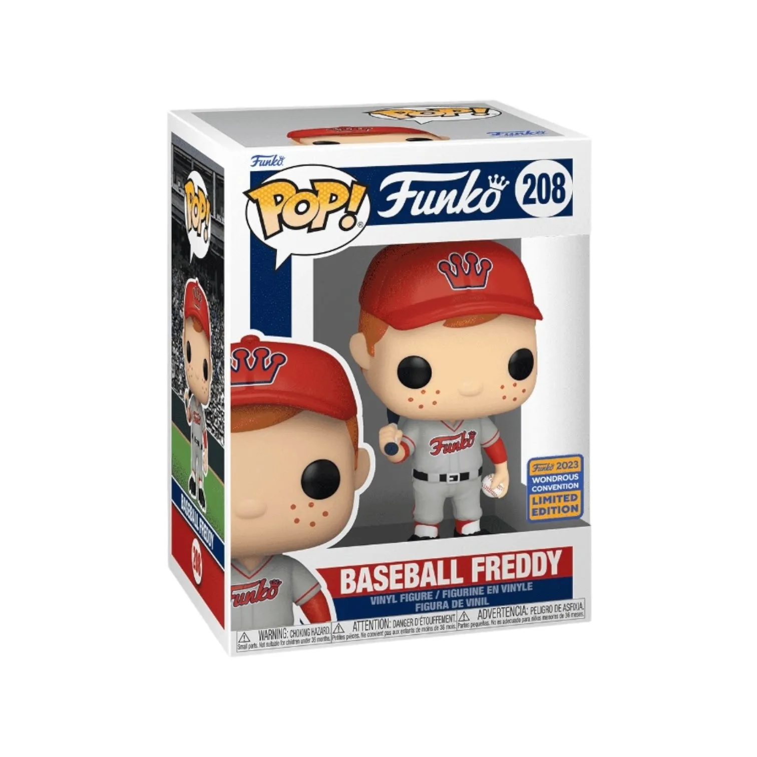 Baseball Freddy #208 Funko Pop! - Wonder Con 2023 Shared Exclusive