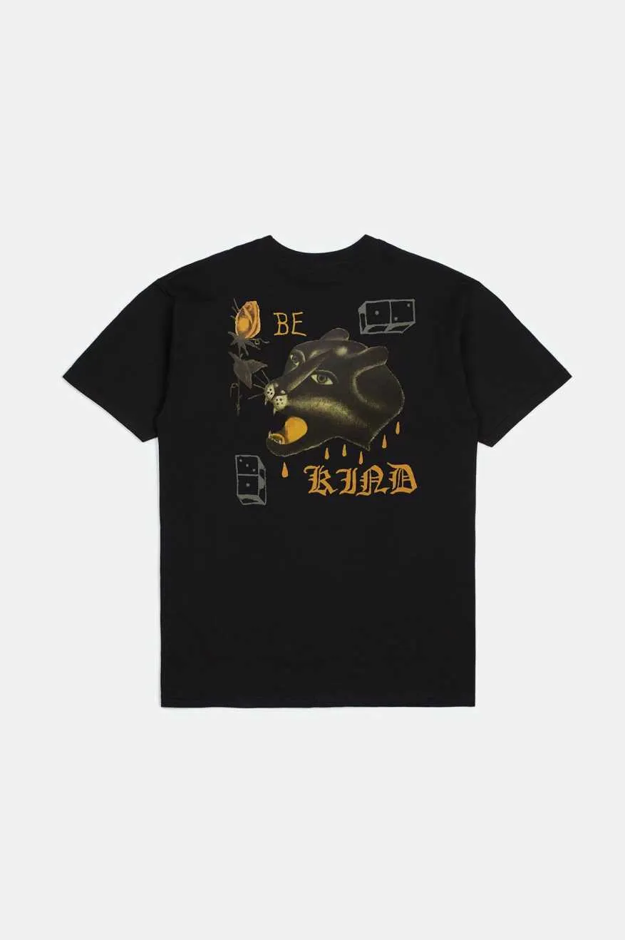 Be Kind S/S Standard T-Shirt - Black