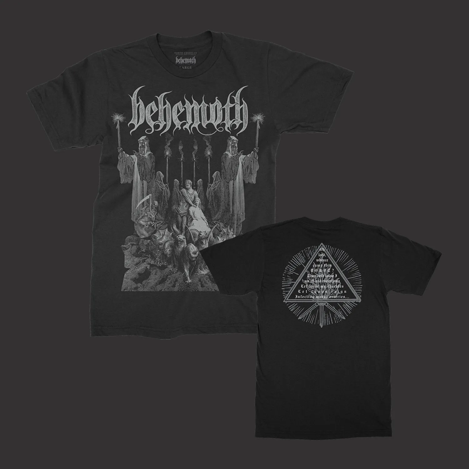 Behemoth Corpse Candle T-Shirt w/ Backprint