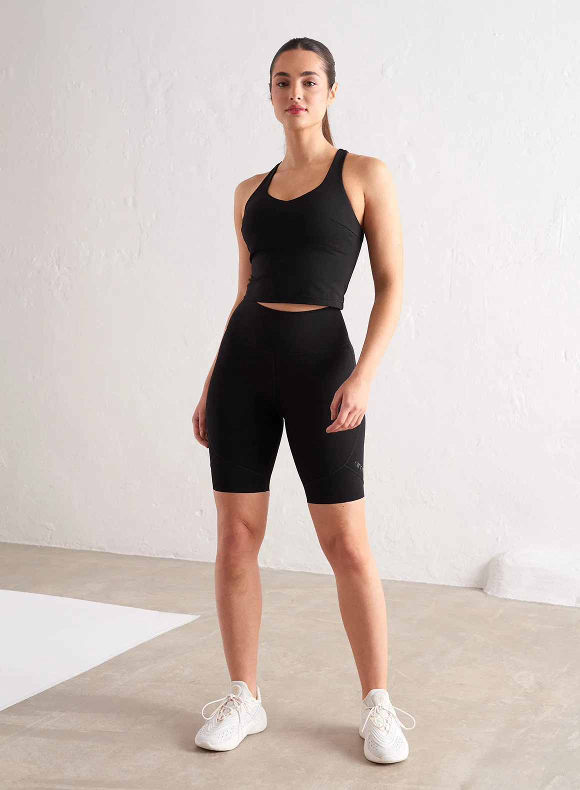 Black Sculpting Biker Shorts