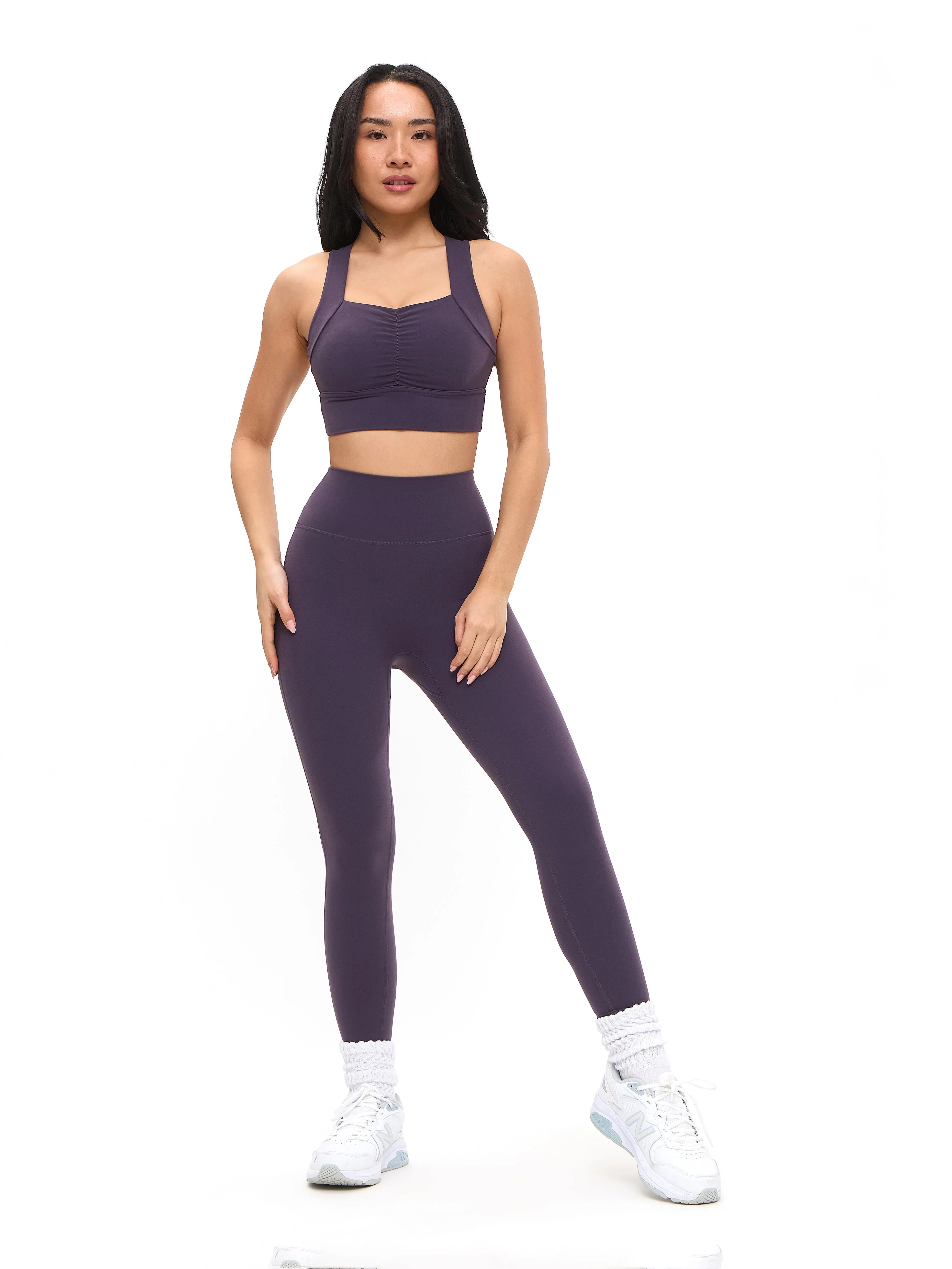 Bloom Sports Bra - Purple Shadow