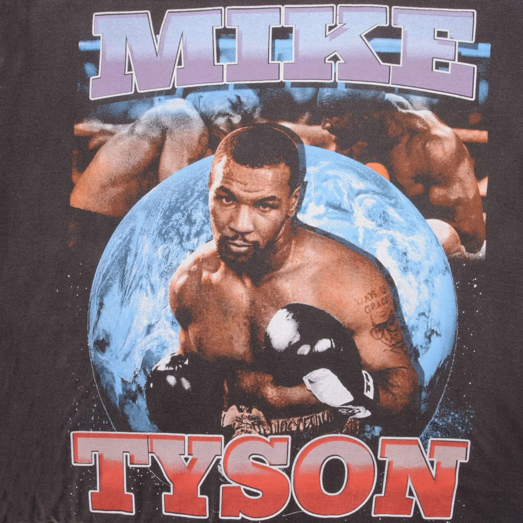 BOOTLEG BOXING TEE SHIRT MIKE TYSON IF YOU CANT BEAT THEM BITE EM SIZE XL