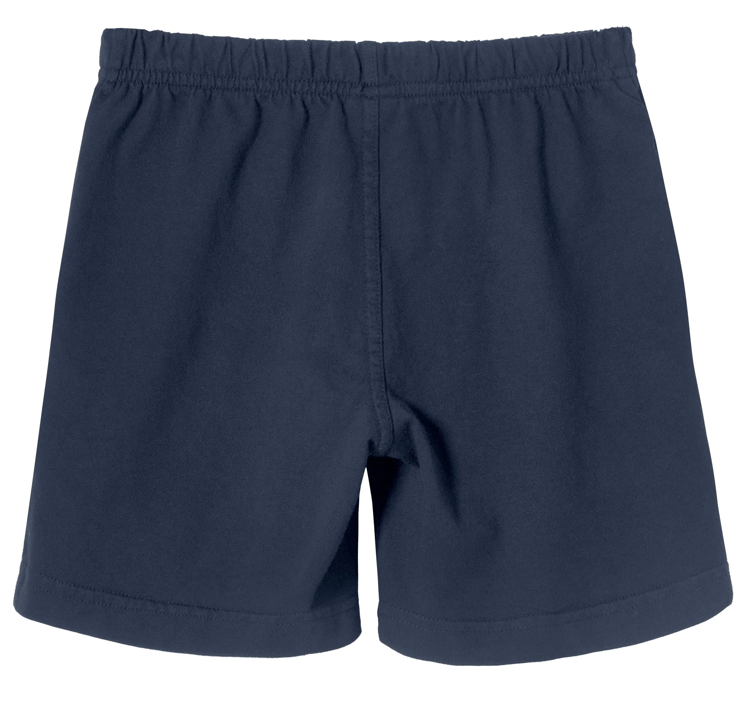 Boys Soft Cotton UPF 50  Above-Knee Side Pocket Shorts | Midnight