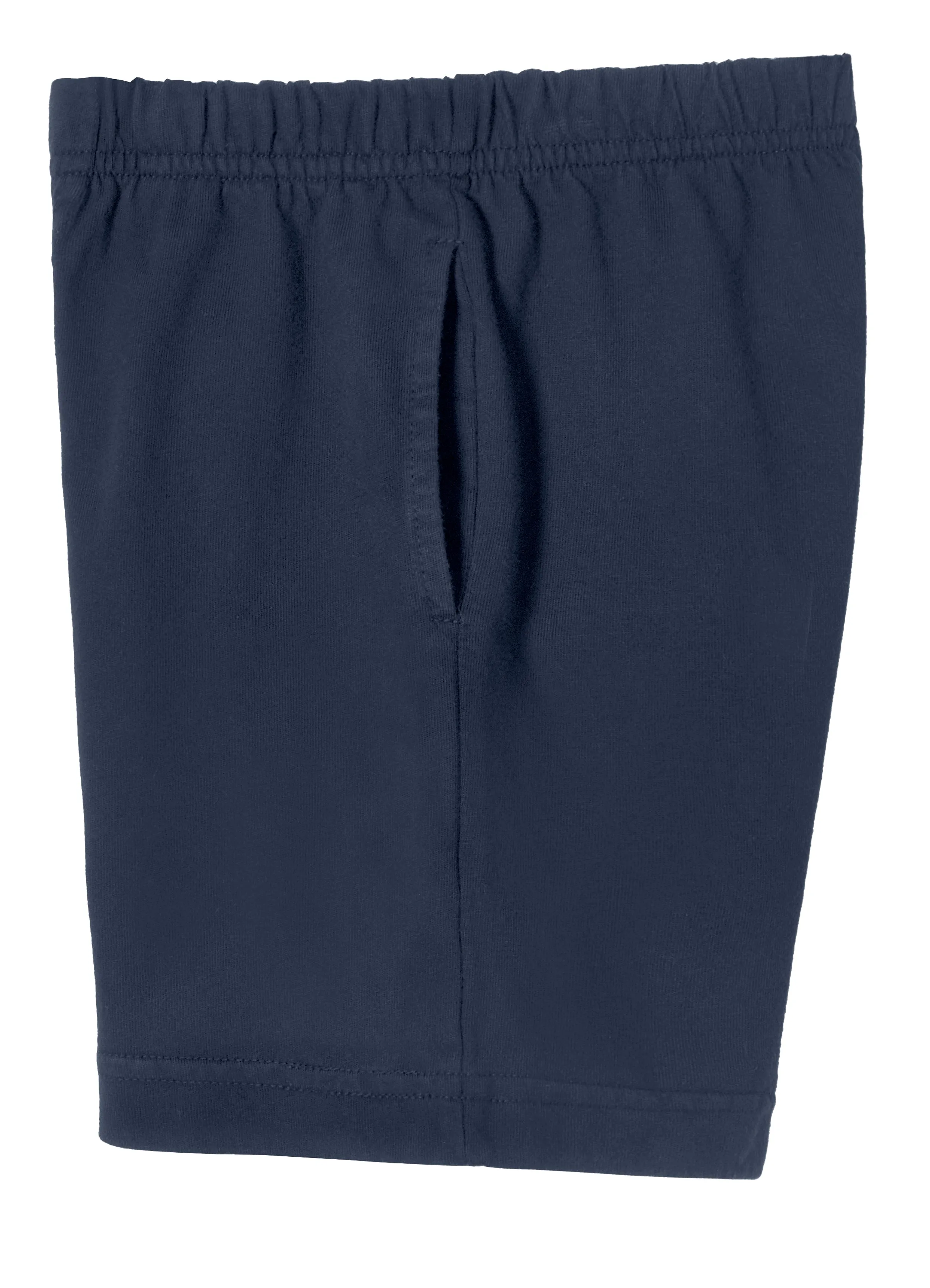 Boys Soft Cotton UPF 50  Above-Knee Side Pocket Shorts | Midnight