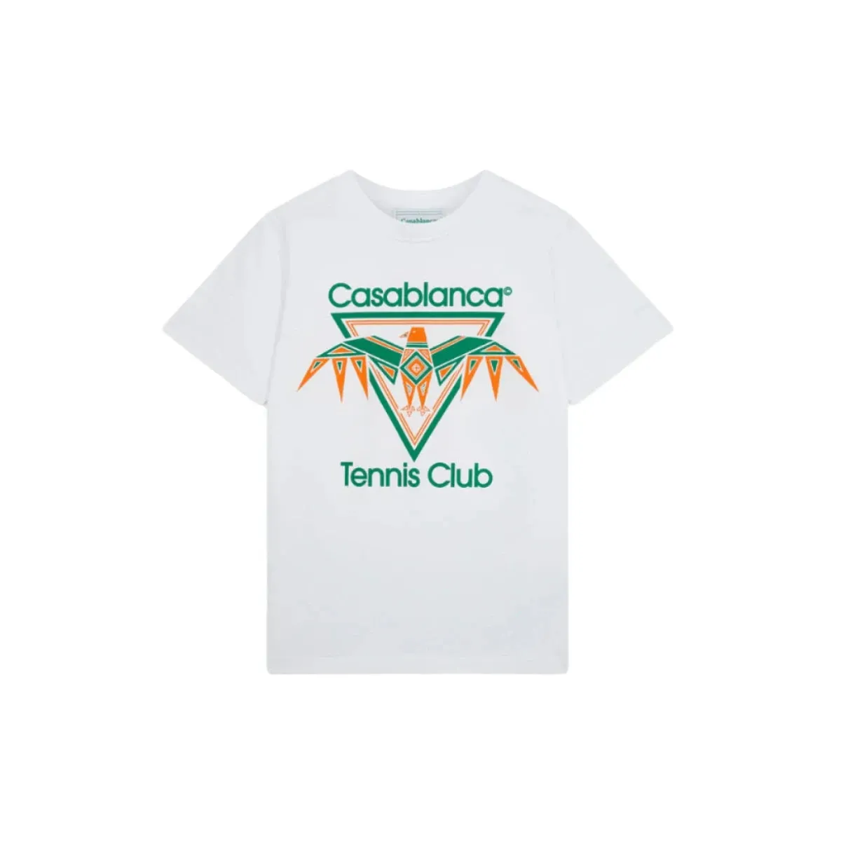 Casablanca Playful Eagle Printed T-Shirt 'White'