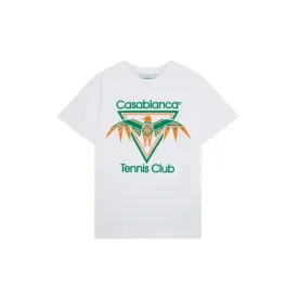 Casablanca Playful Eagle Printed T-Shirt 'White'