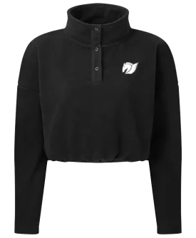 Cropped Fleece - Black