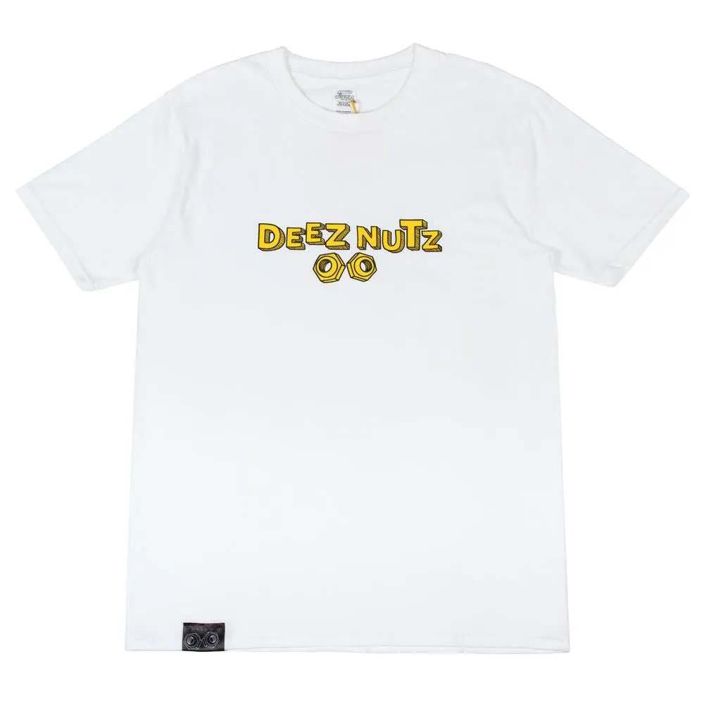 DeezNutz Logo T-Shirt - White