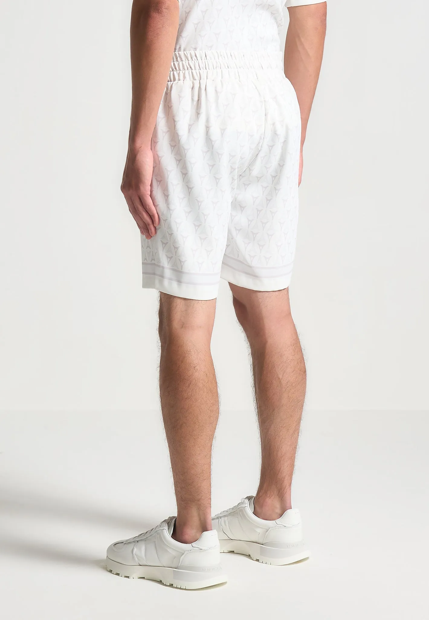 Eiffel Monogram Shorts - White