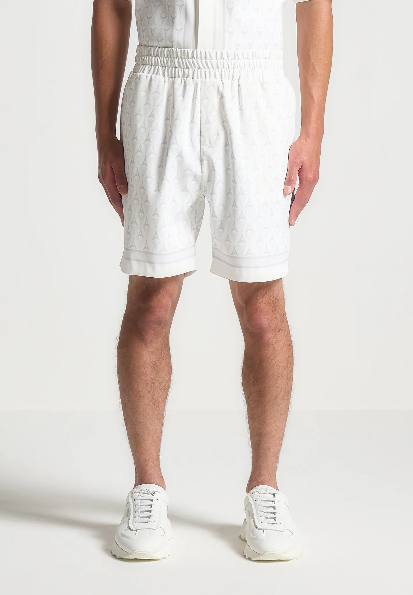 Eiffel Monogram Shorts - White