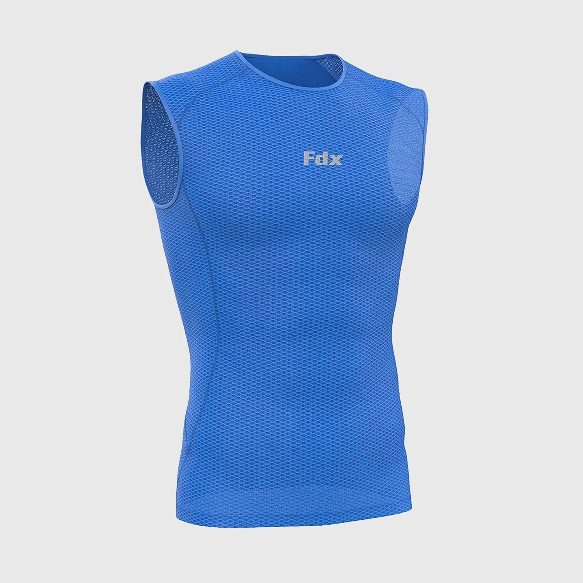 Fdx Aeroform Blue Men's & Boy's Sleeveless Mesh Summer Cycling Top