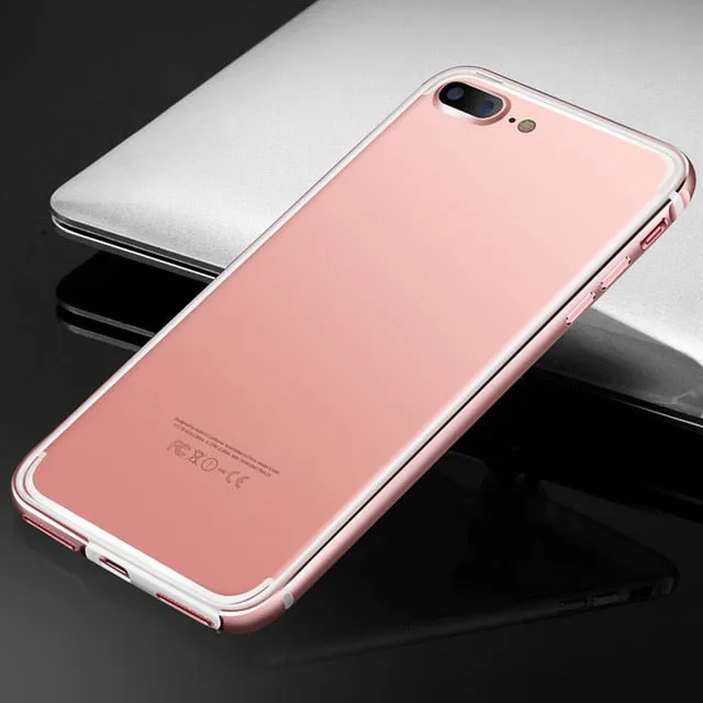 Flexible Silicone Aluminum Bumper Case For iPhone XS Max XR XS Luxury Hard Metal Frame Soft Rubber Side shockproof Bumper