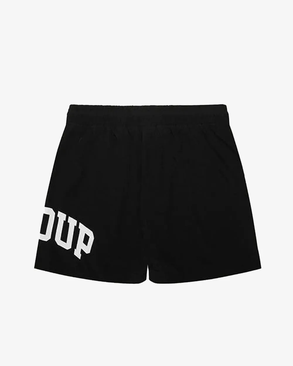 GEEDUP TEAM LOGO SWIM SHORTS BLACK WHITE