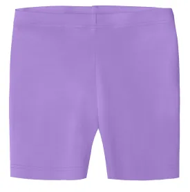 Girls Soft 100% Cotton Bike Shorts | Deep Purple