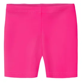 Girls Soft 100% Cotton Bike Shorts | Hot Pink