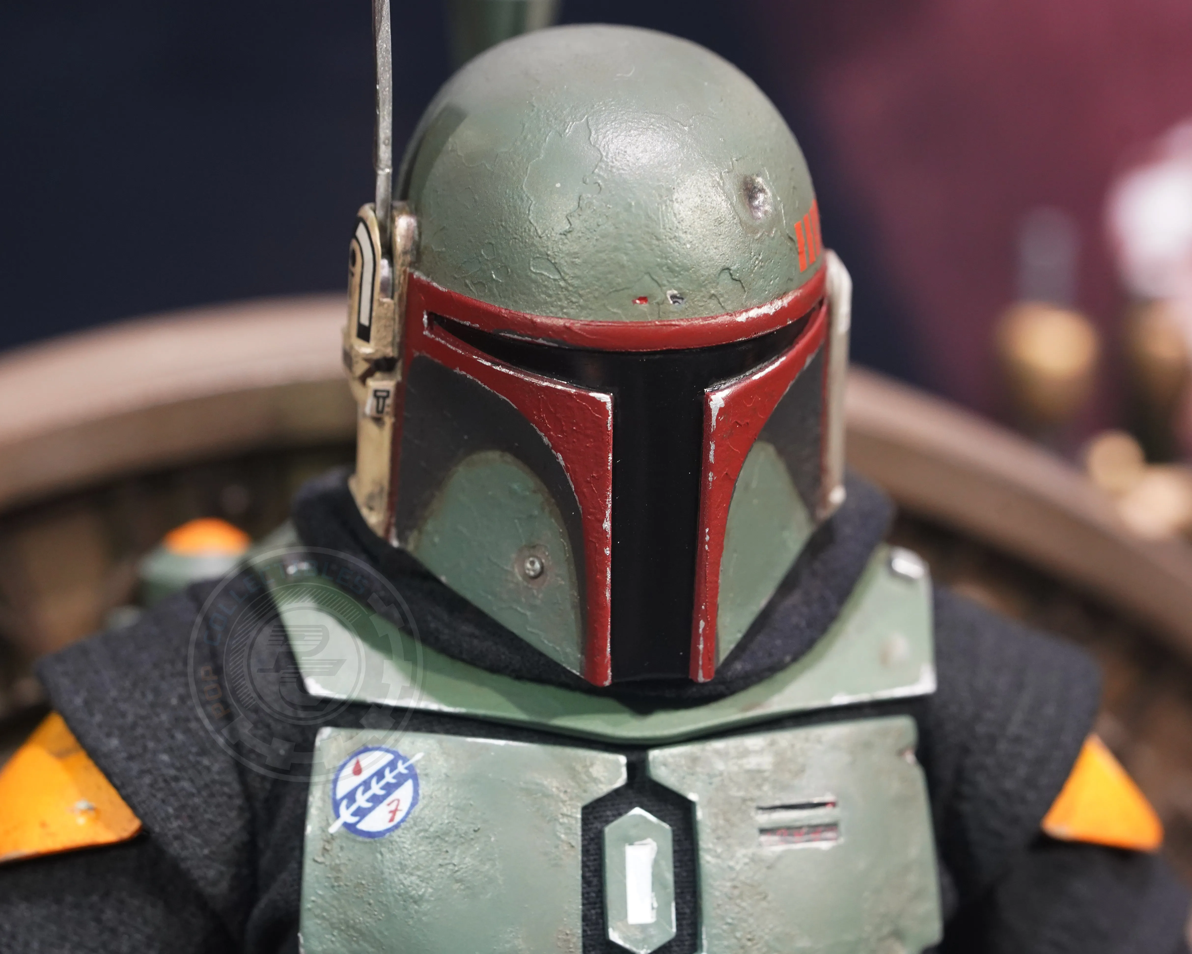 Hot toys TMS056B Star Wars The Mandalorian Boba Fett Repaint Armor and Throne (Special Edition)