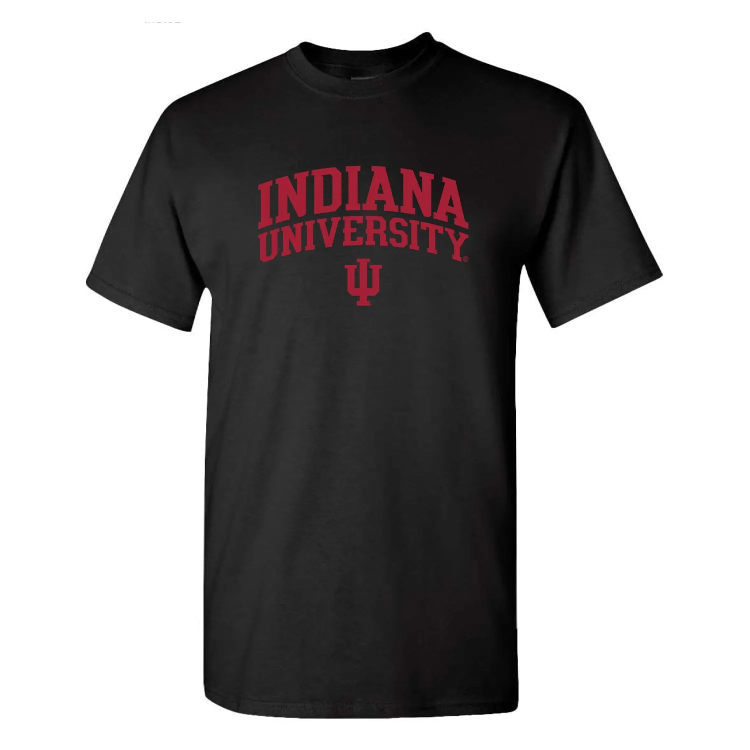 Indiana Hoosiers Stacked Arched Black T-Shirt