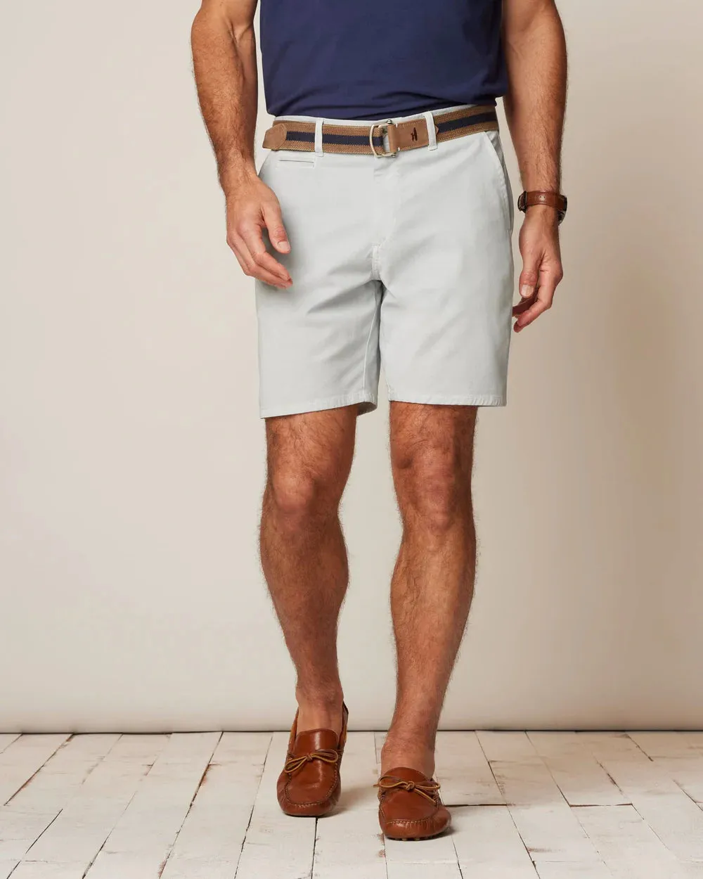 Johnnie-O Nassau Cotton Blend Shorts