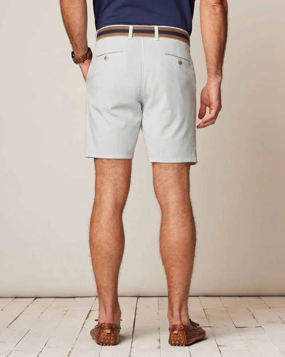 Johnnie-O Nassau Cotton Blend Shorts