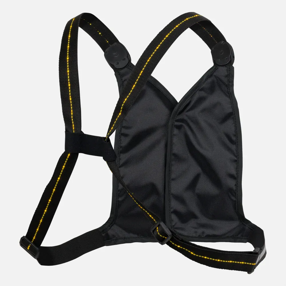 LASER LIGHT WEB VEST RX - BLACK/HIGH VIS YELLOW