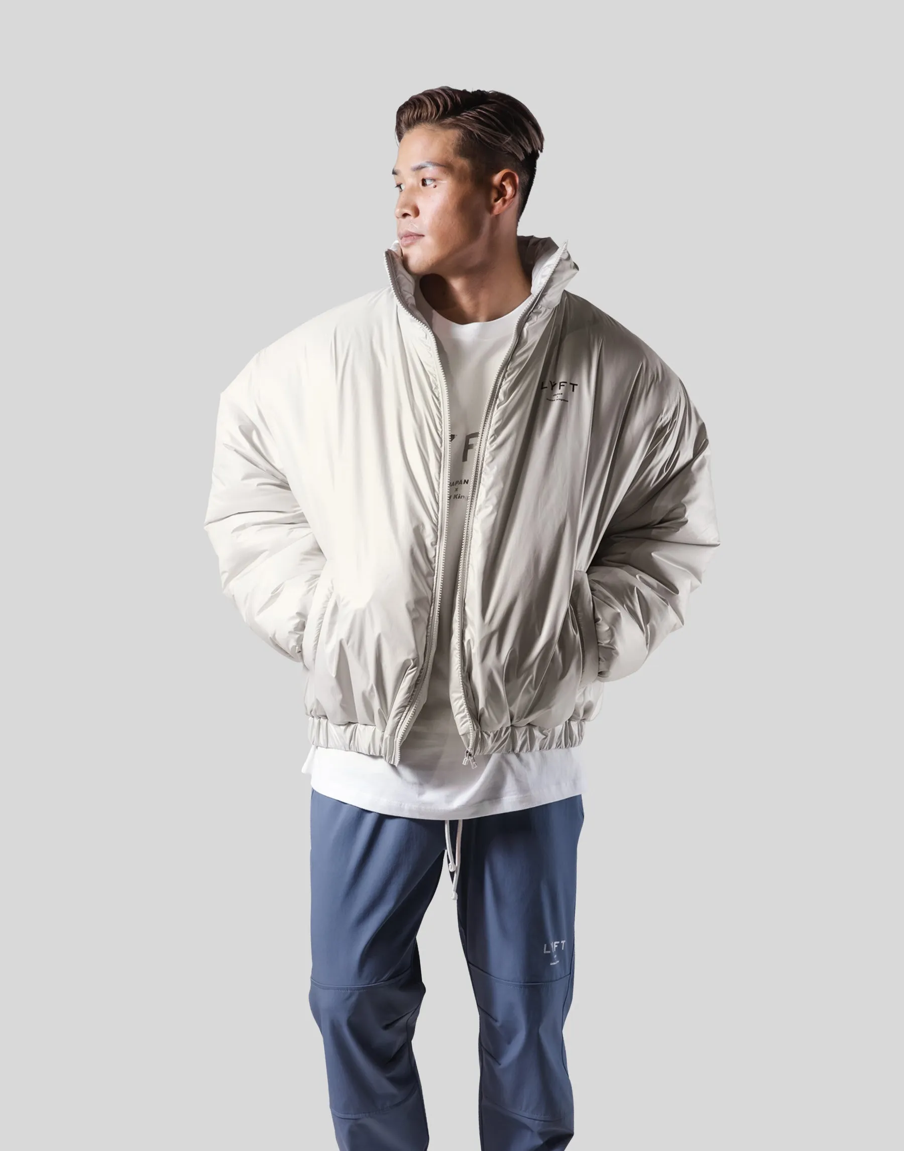 Light Weight Oversize Jacket - White