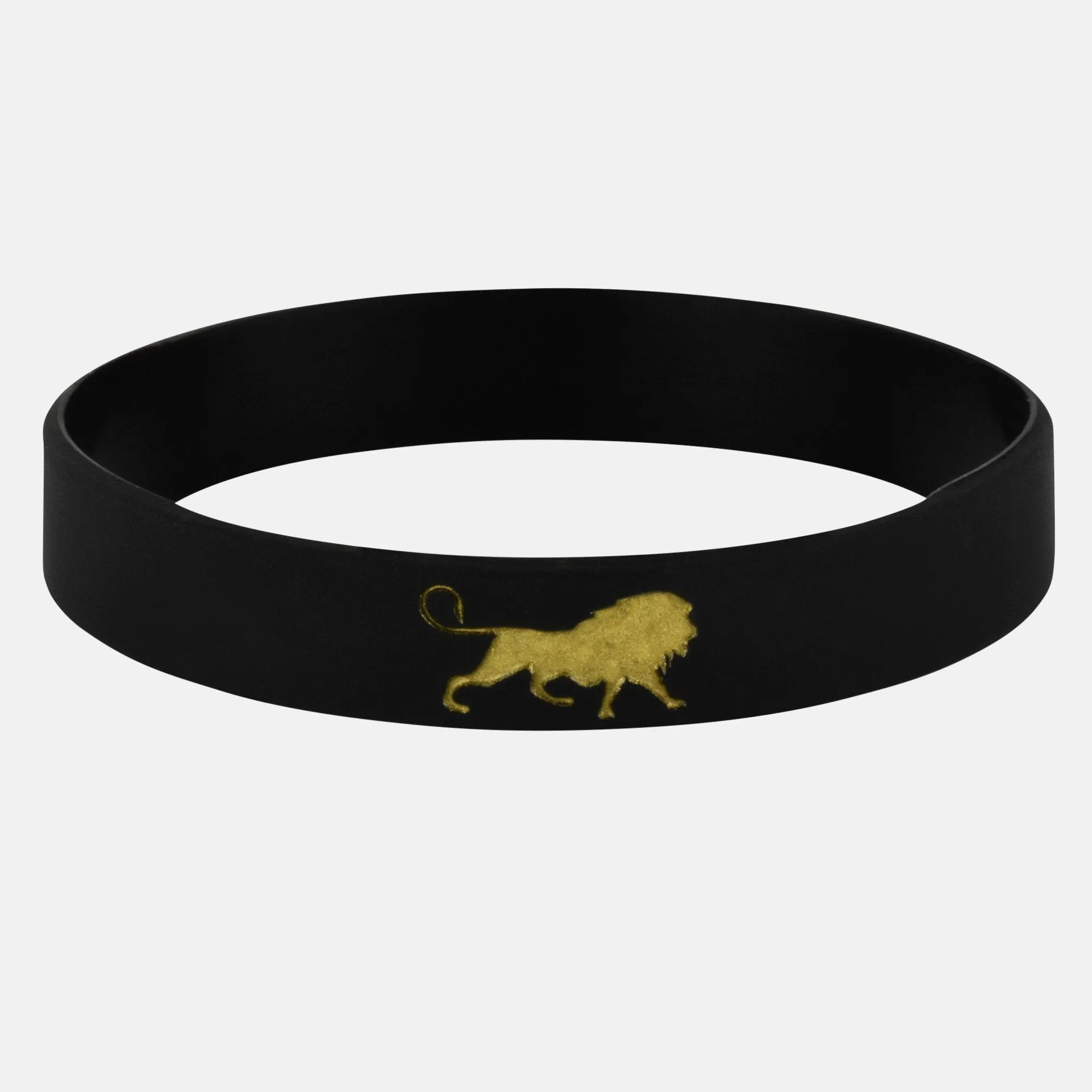 Lion Black and Gold Wristband