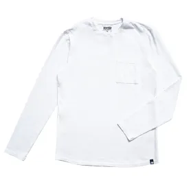 Long Beach White Long Sleeve Tee