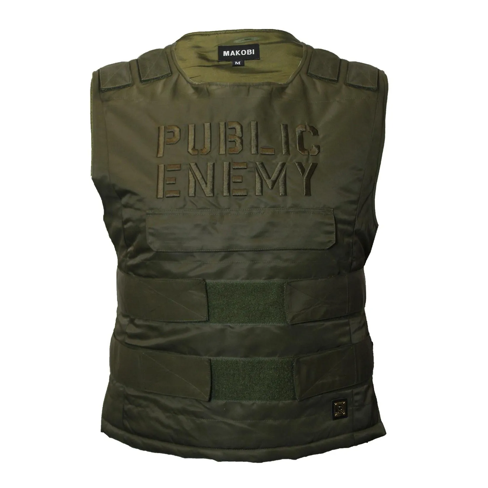 M1120 Makobi Public Enemy Vest - Olive