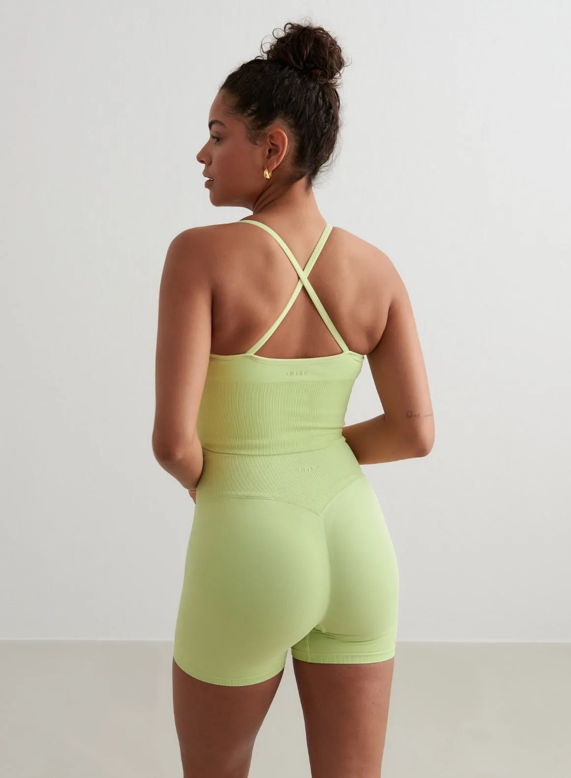 Matcha Shape Seamless Cross Back Bralette