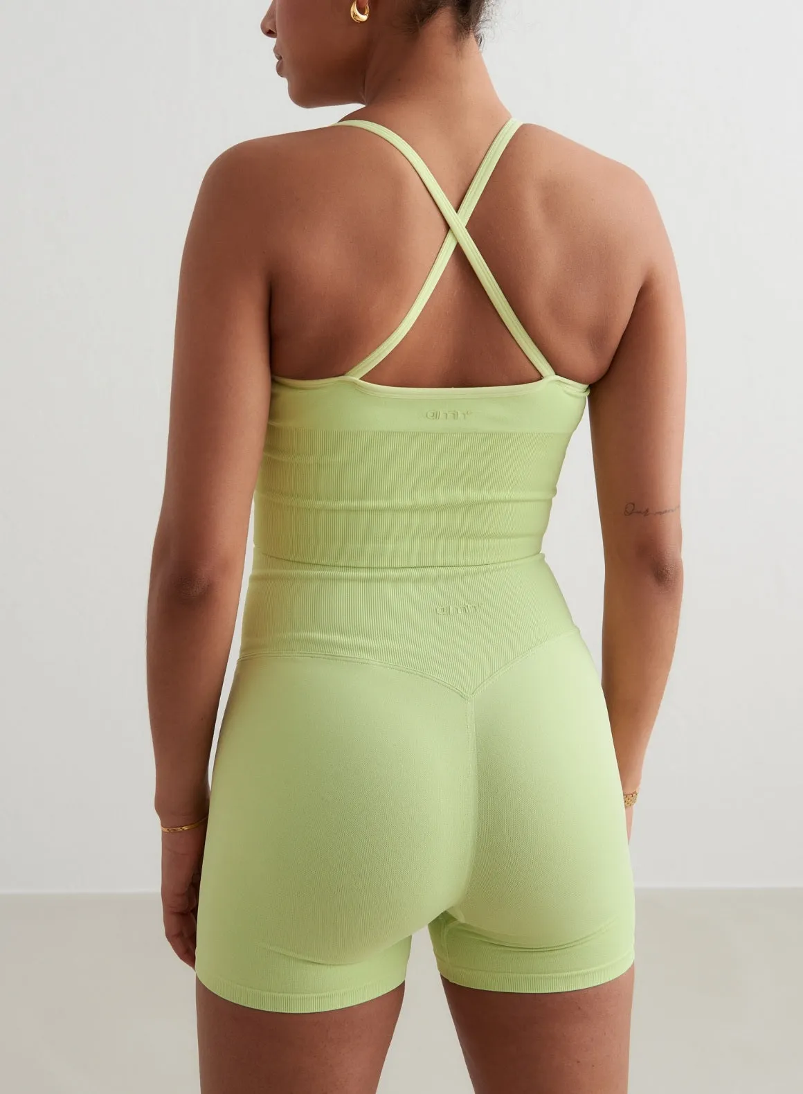 Matcha Shape Seamless Cross Back Bralette