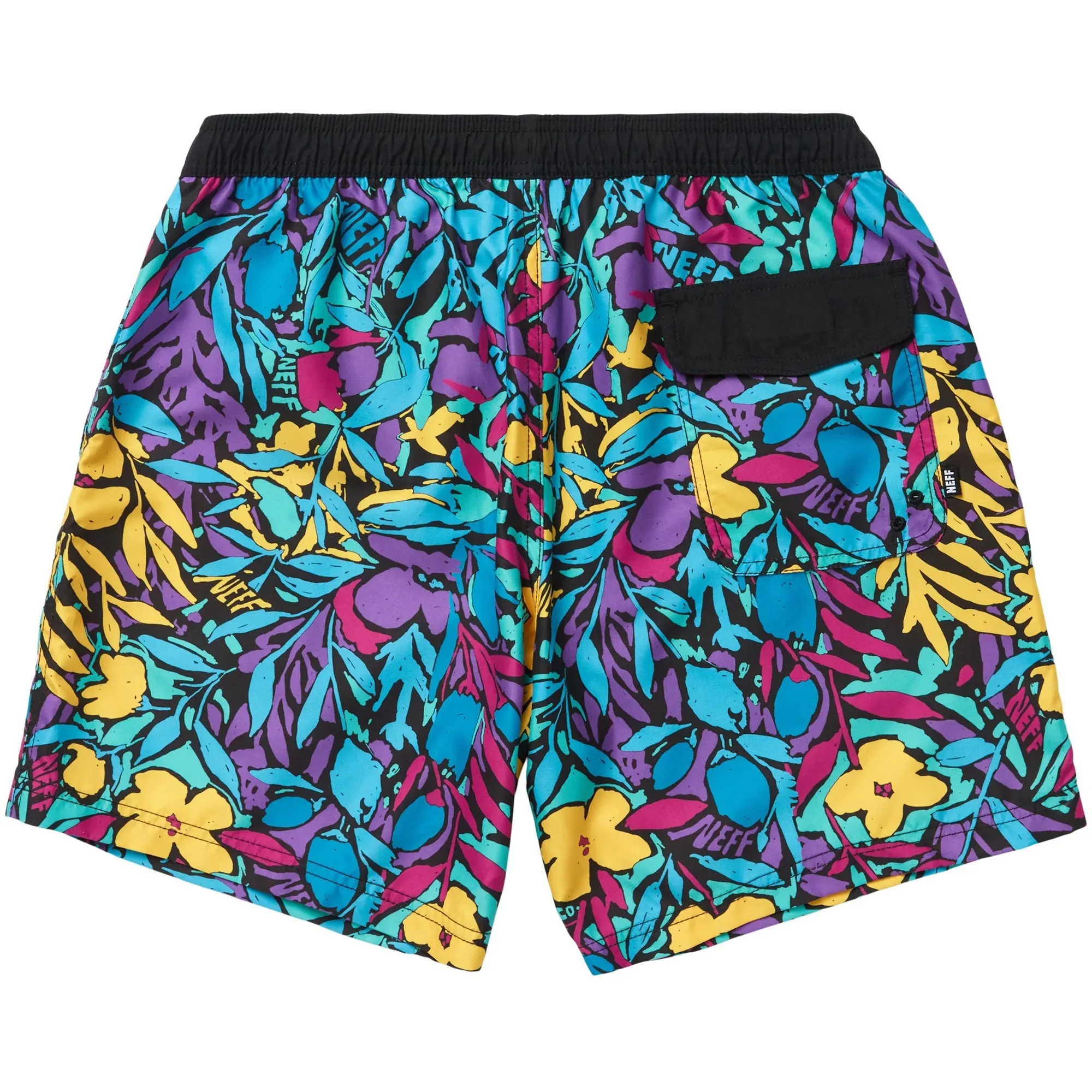 Men's NEFF Within The Weeds 17" Hot Tub Swim Trunks