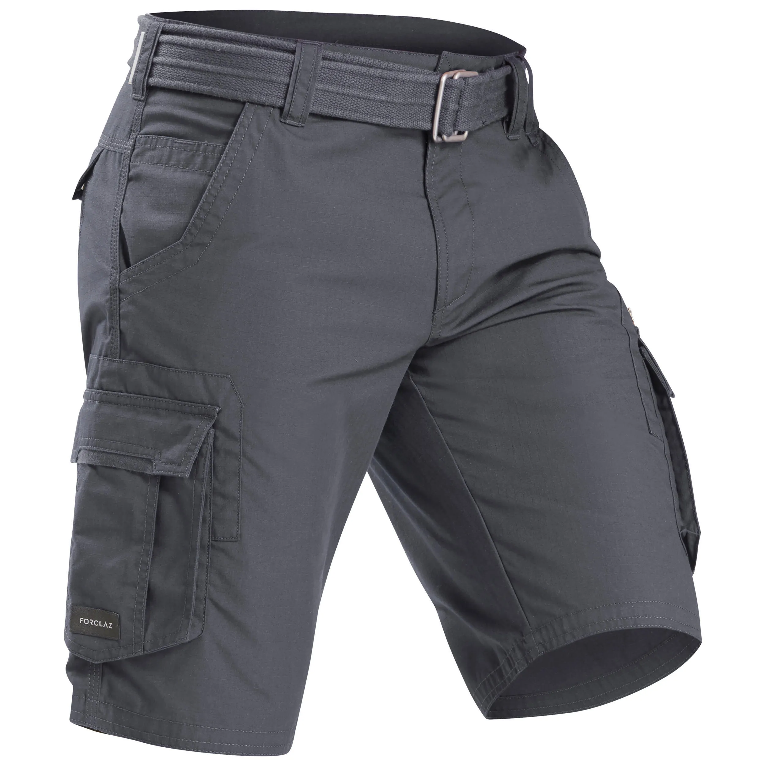 Men's shorts Forclaz 100 Travel for hiking, gray